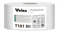Туалетная бумага 1сл., Veiro Professional Basic, D250мм.,без перф.,6рул.х450м. T101 Туалетная бумага 1сл., Veiro Professional Basic, D250мм.,без перф.,6рул.х450м. T101